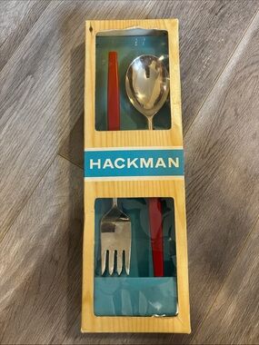 Vintage Hackman Kitchen Utensil Set - From Finland